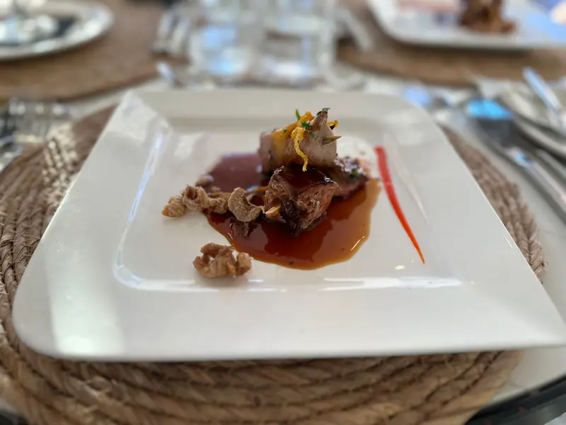 Neil and Adam’s Starter - Duck Brochette