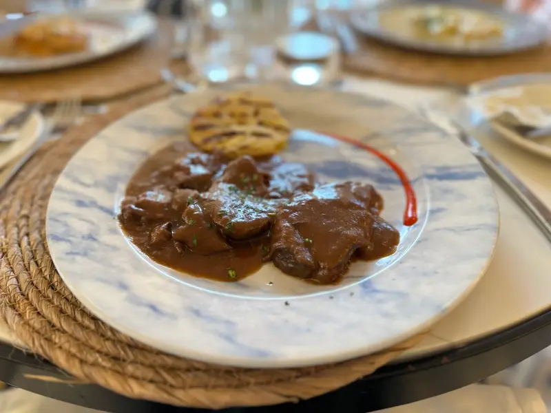 Neil’s Main - Veal Cheeks with Potato Anna